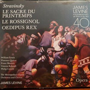 Stravinsky Triple Bill James Levine 40 Years at The Met CD LIVE Feb. 1984 Sealed
